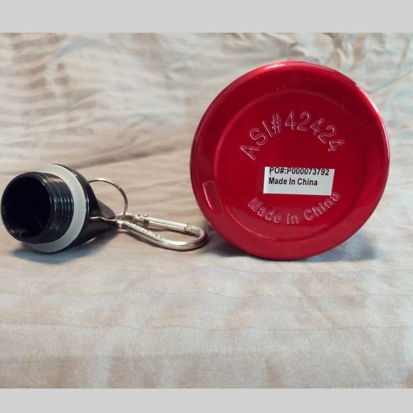 Red 26 oz Aluminum Water Bottle with Logo for Oklahoma Dance Rush (UCWDC Event) - Picture 6 of 6